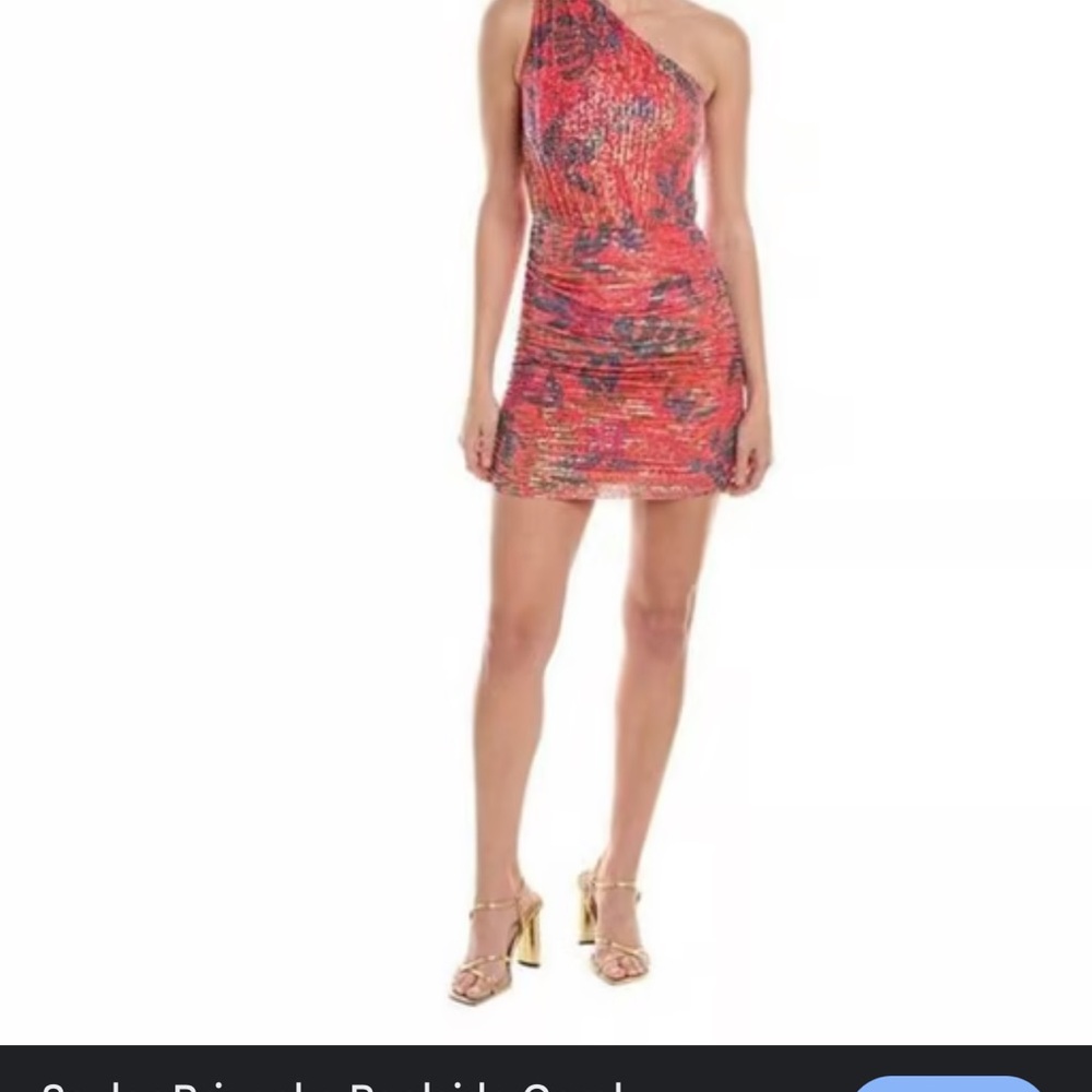 Saylor Priyanka sequin mini dress in pink/rose medium free people nwt